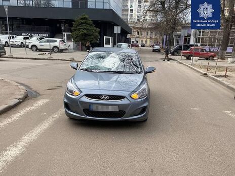 В Одессе патрульные задержали водителя, который сбил троих пешеходов и скрылся с места ДТП