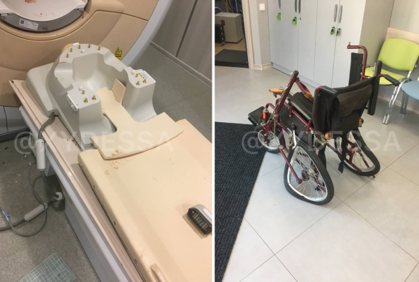 В Одессе женщину в инвалидной коляске "засосало" в аппарат МРТ